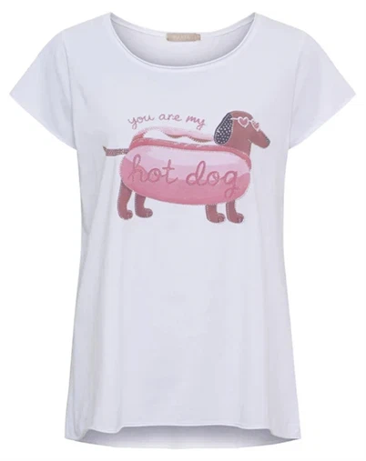 Marta Du Chateau - MDCMarie T-Shirt - Hotdog